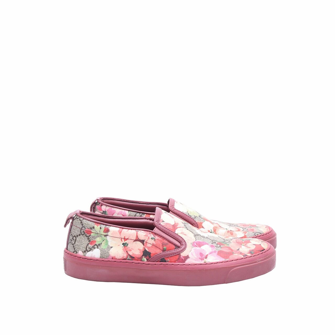 Gucci GG Blooms Supreme Canvas Pink Slip-on  Sneakers