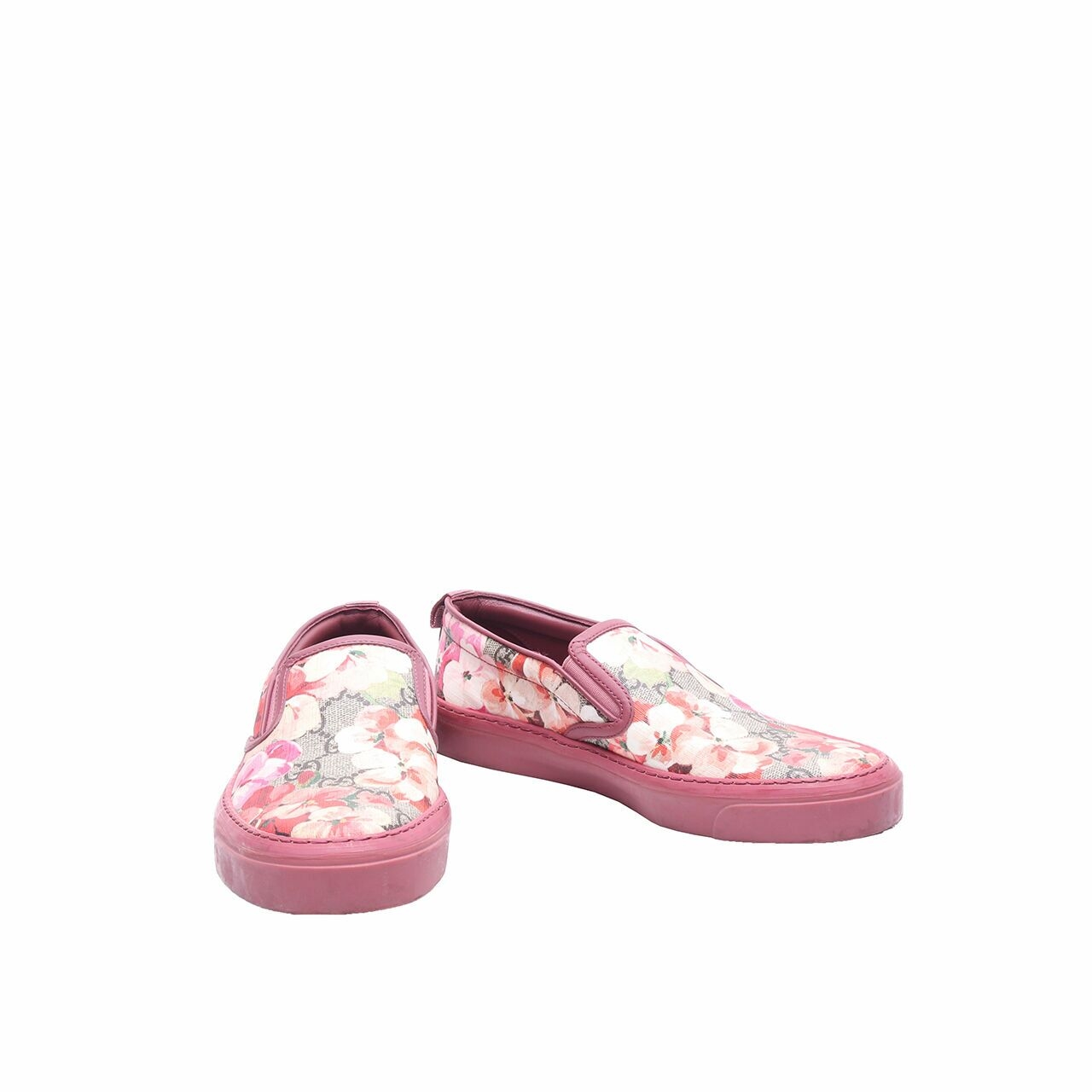 Gucci GG Blooms Supreme Canvas Pink Slip-on  Sneakers
