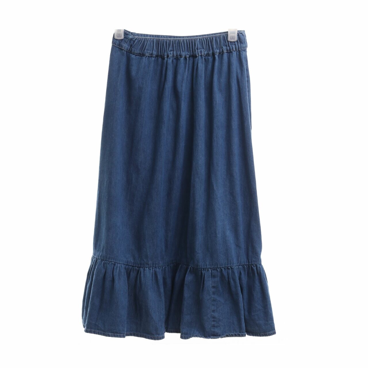 Private Collection Blue Denim Midi Skirt