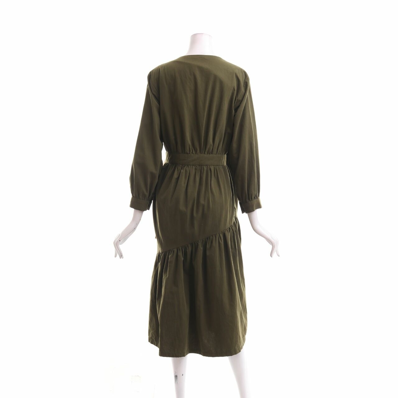 Sovi Atelier x Mme Huillet Olive Midi Dress
