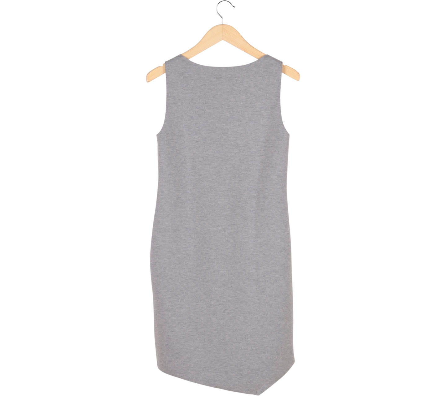 Zalora Grey Asymmetric Sleeveless Mini Dress