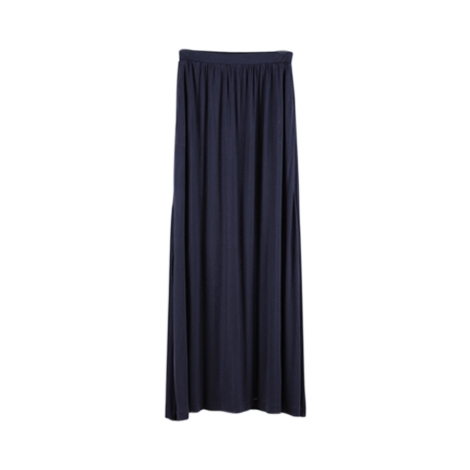 Blue Basic Long Skirt