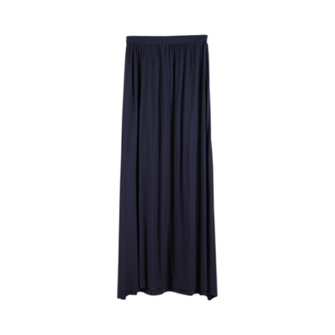 Blue Basic Long Skirt