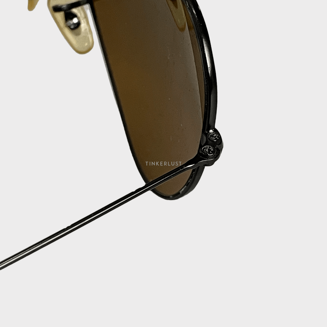 Ray-Ban Brown RB Aviator Large Metal Sunglasses