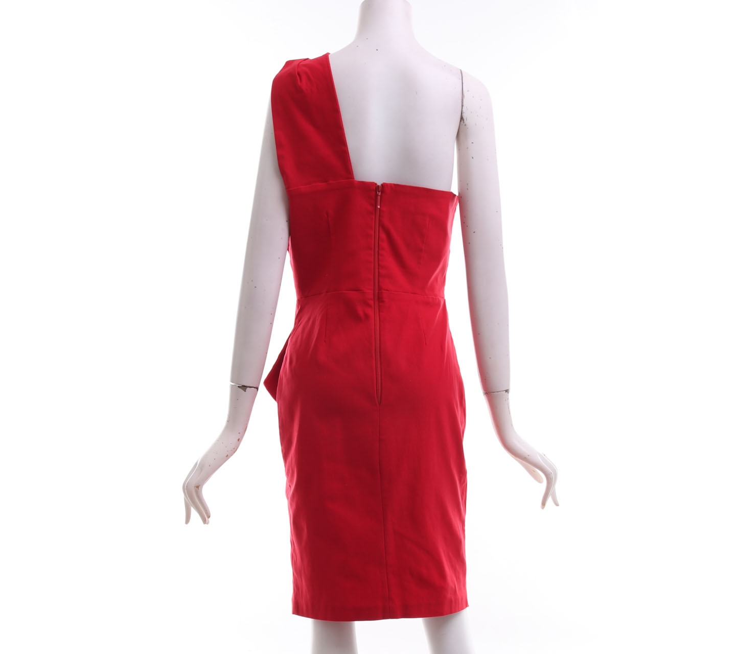 Vesper Red One Shoulder Mini Dress