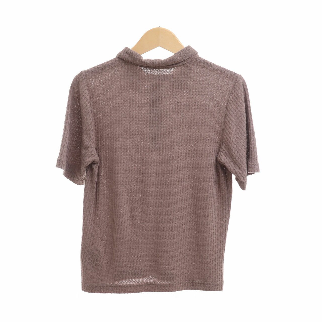 Cotton Ink Taupe Polo T-Shirt