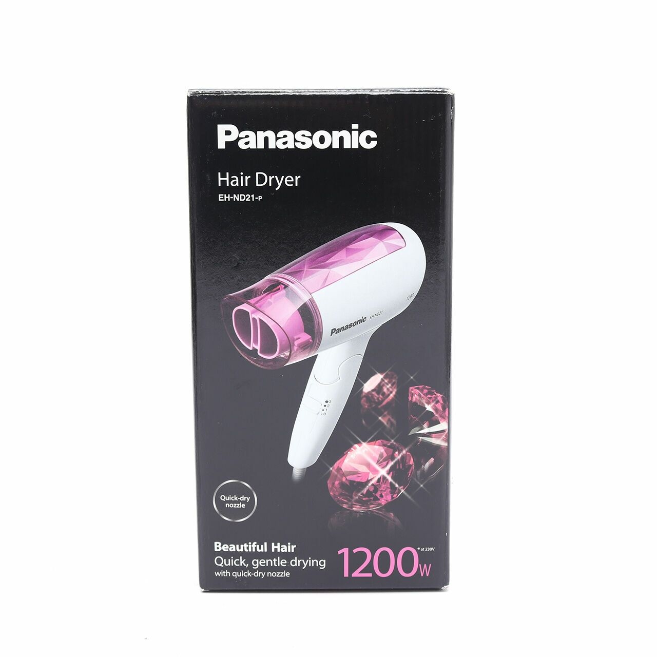Panasonic White & Purple EH-ND21-P Hair Dryer Tools