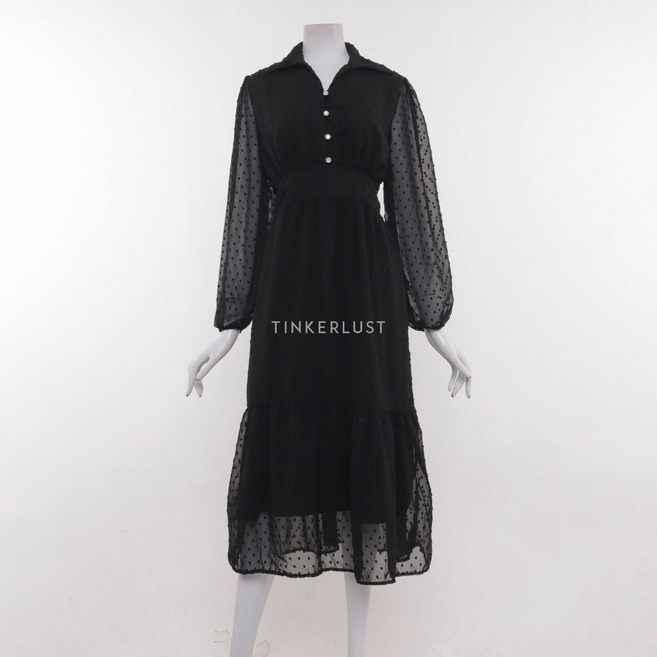 Private Collection Black Midi Dress