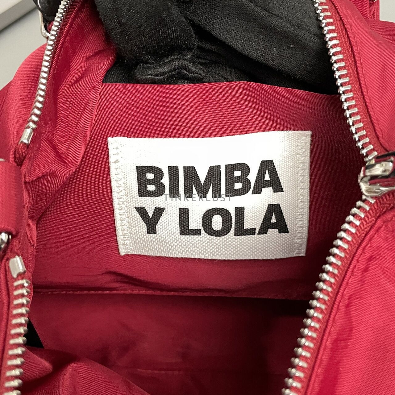 Bimba Y Lola 232BBHJ2J Red Nylon Satchel