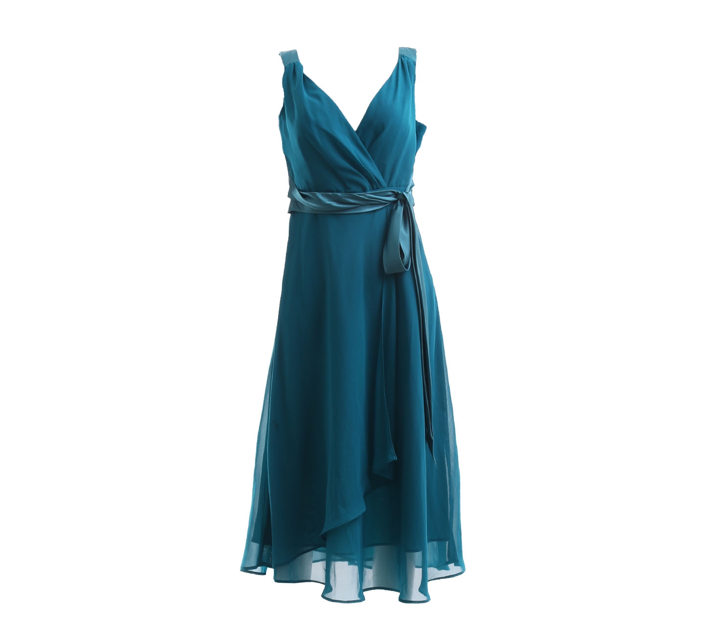 Diana Ferrari Cedar Green Wrrap Mini Dress