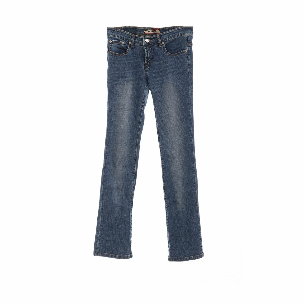 Private Collection Dark Blue Washed Denim Long Pants