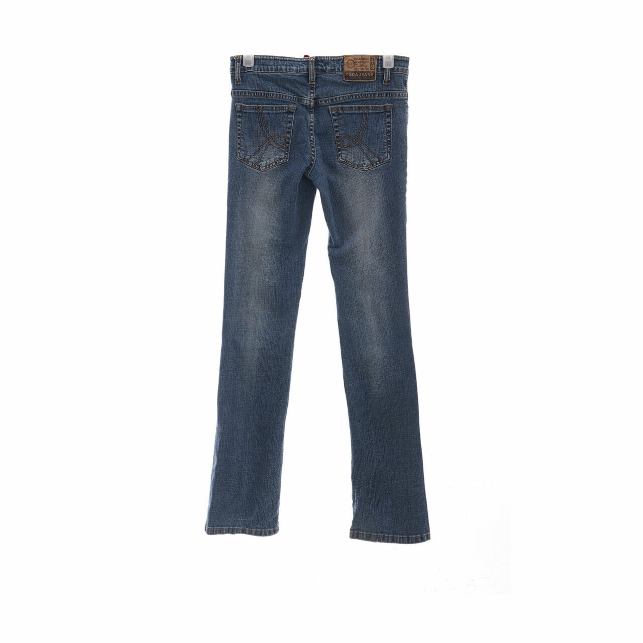Private Collection Dark Blue Washed Denim Long Pants