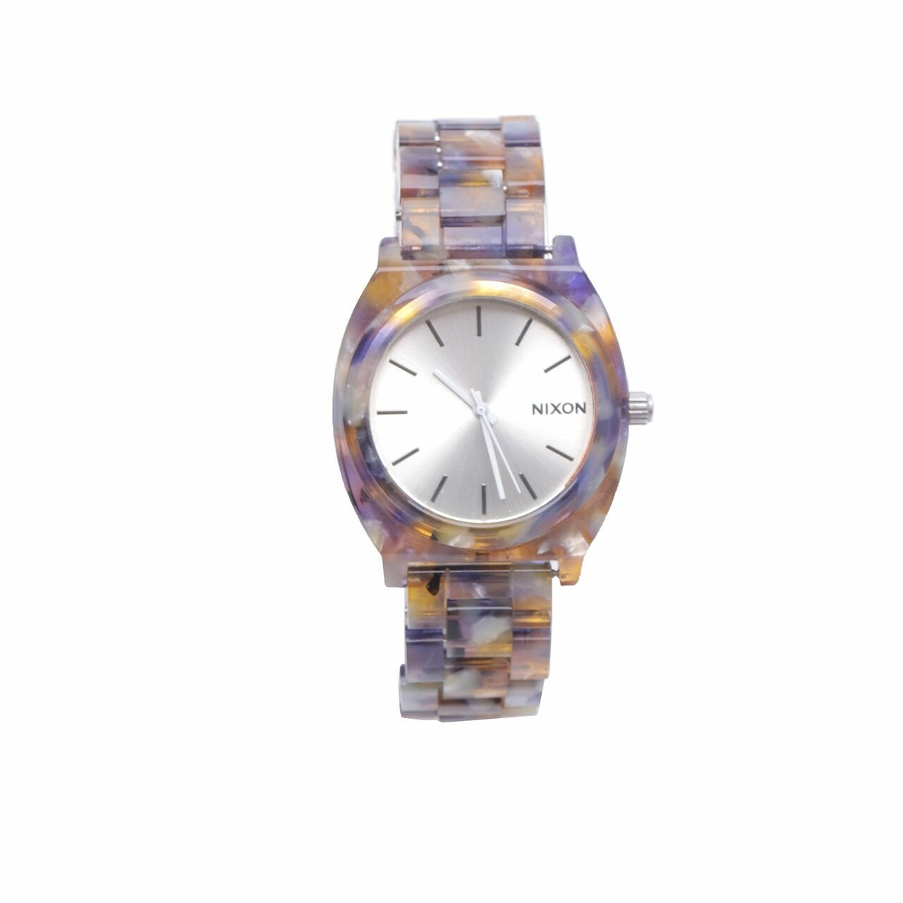 Nixon Time Teller Two-Tone Plastic Analog Quartz Watch