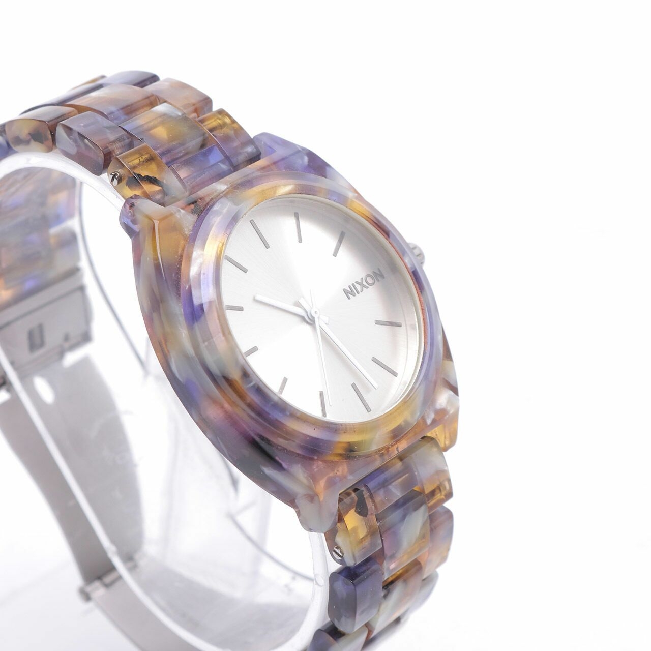 Nixon Time Teller Two-Tone Plastic Analog Quartz Watch