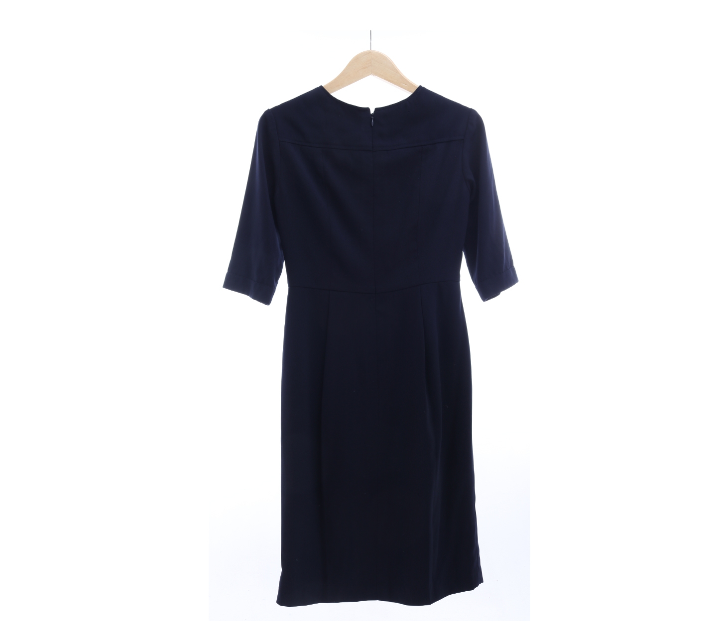 May & June Dark Blue Midi Dress