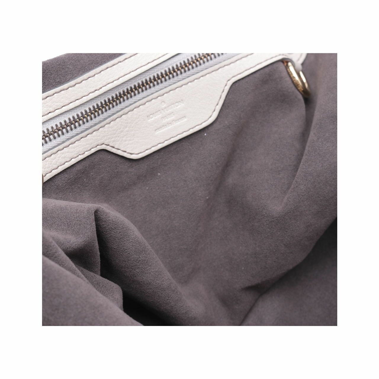Louis Vuitton Mahina GM Monogram Lin Mint Leather Shoulder Bag