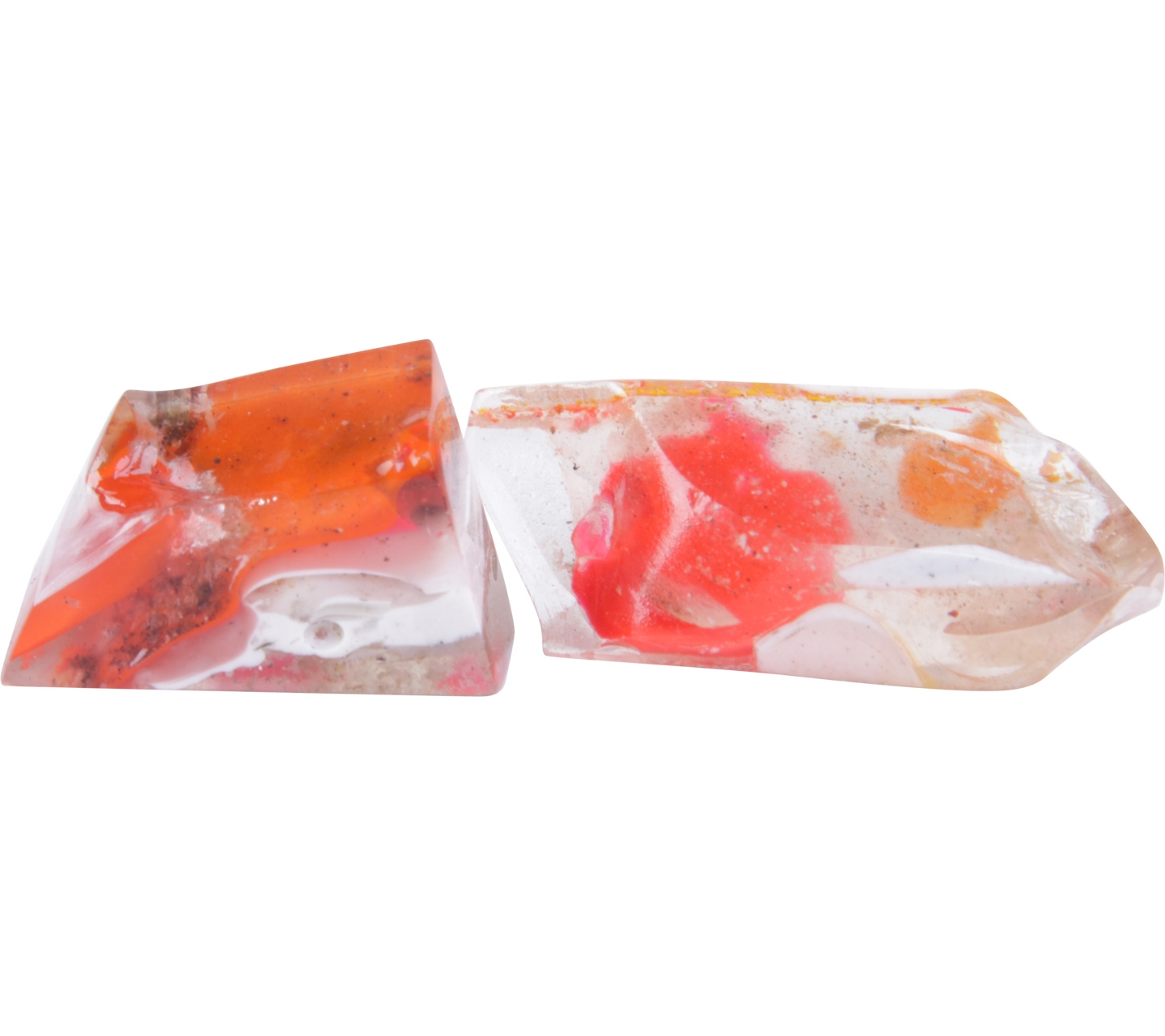 Private Collection Orange Acrylic Earrings