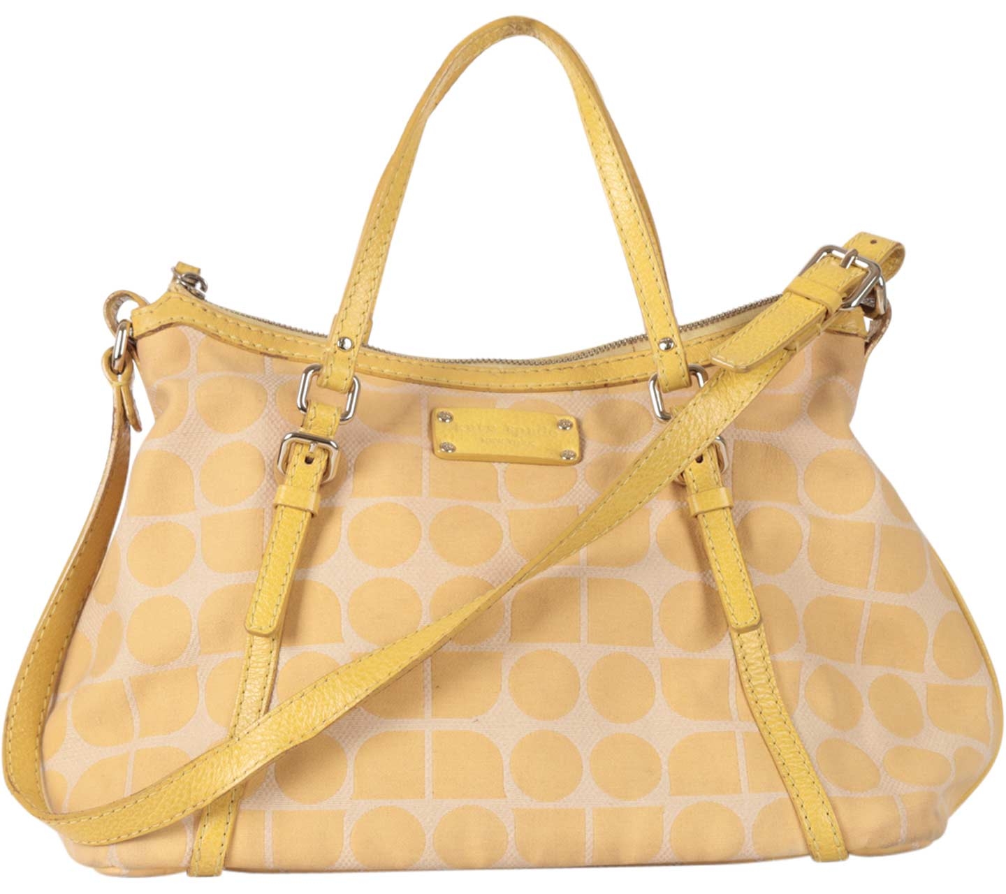 Kate Spade Yellow Patterned Satchel