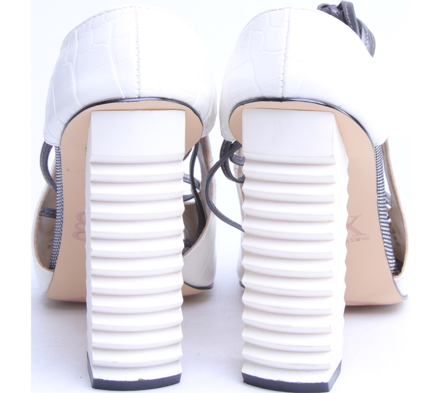 GX by Gwen Stefani White Malibu Heels