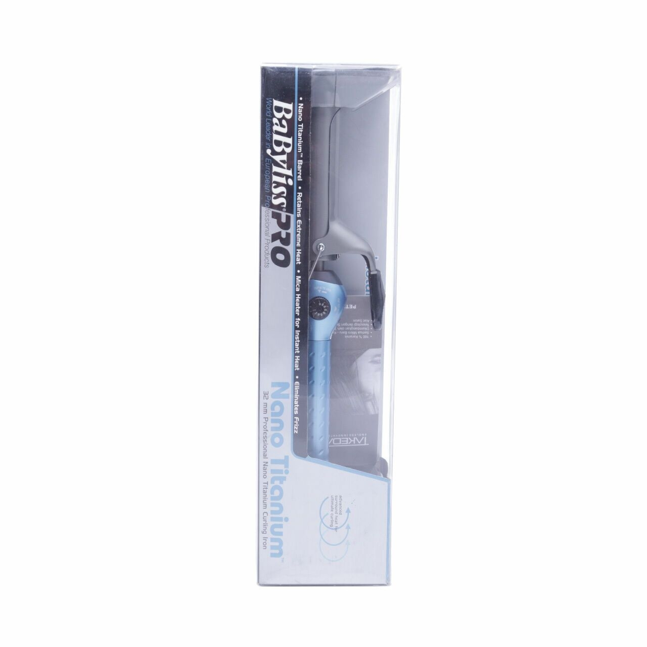 Babyliss Pro Blue & Silver Nano Titanium Curling Tools