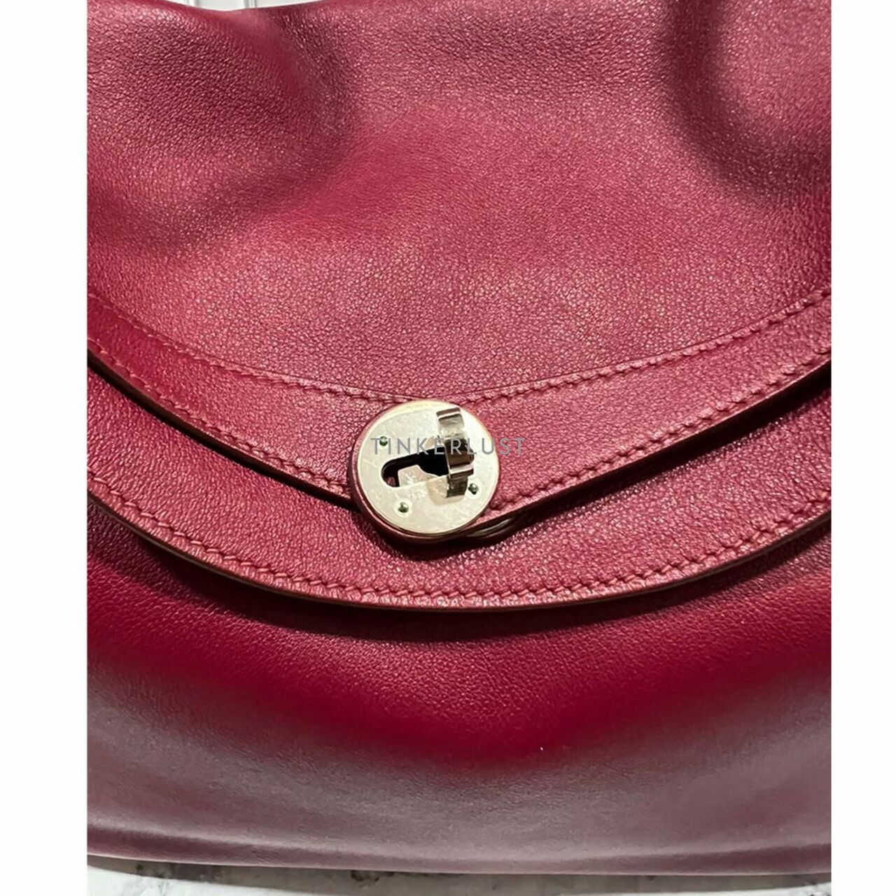 Hermes Lindy 30 Swift #O PHW Shoulder Bag