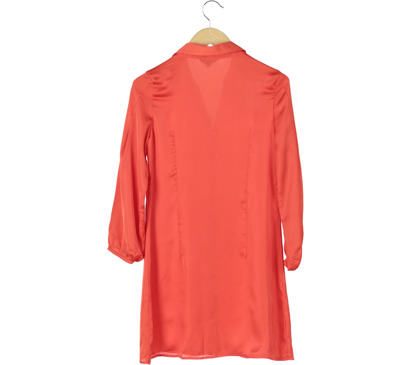 P.S Orange Shirt Mini Dress