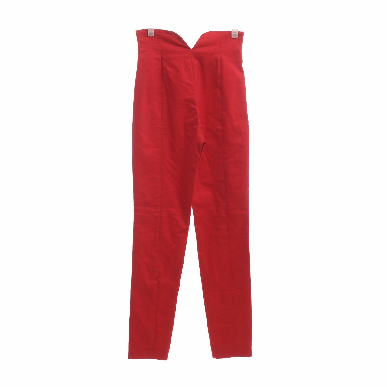 LOTUZ Red High Waist Long Pants