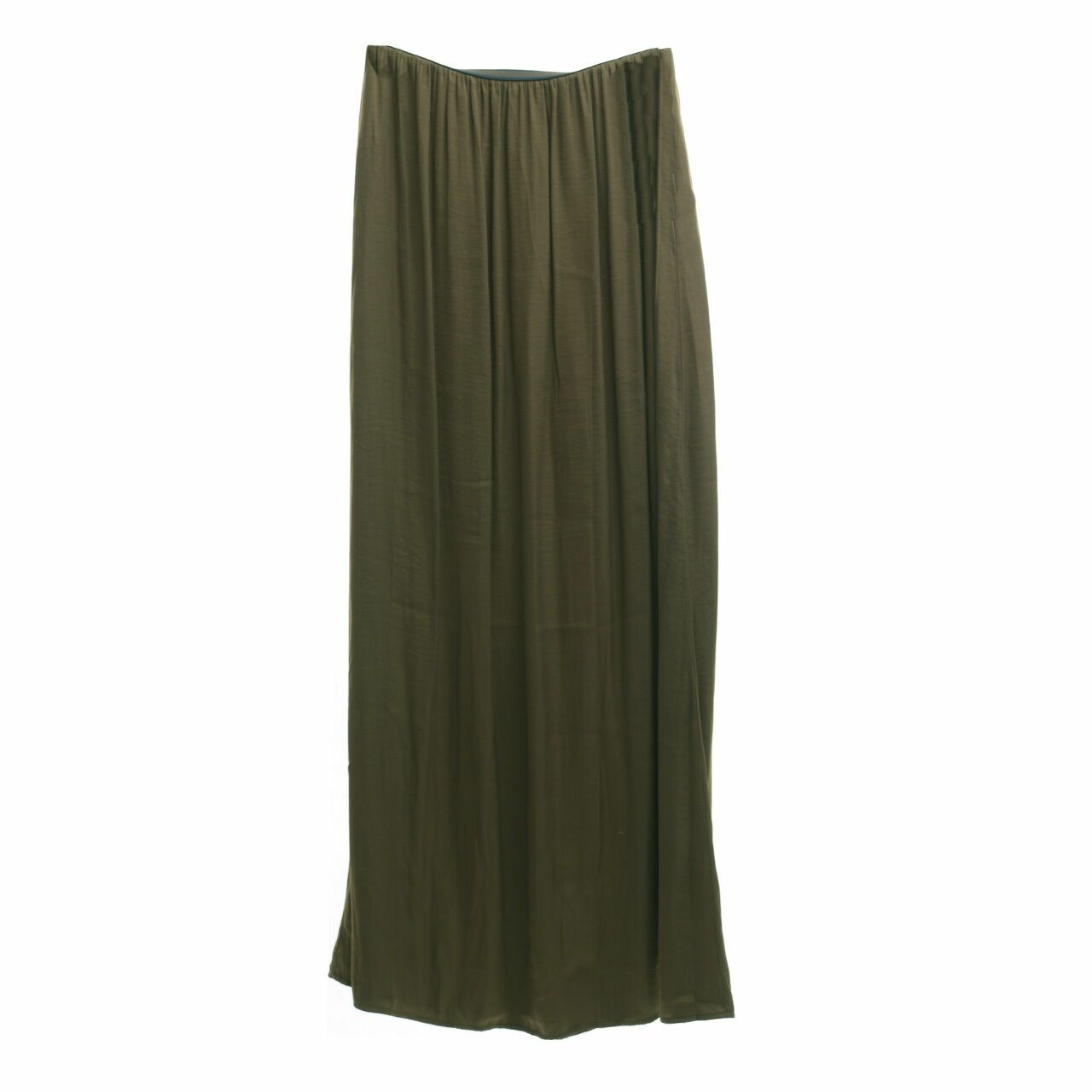 Zara Olive Maxi Skirt