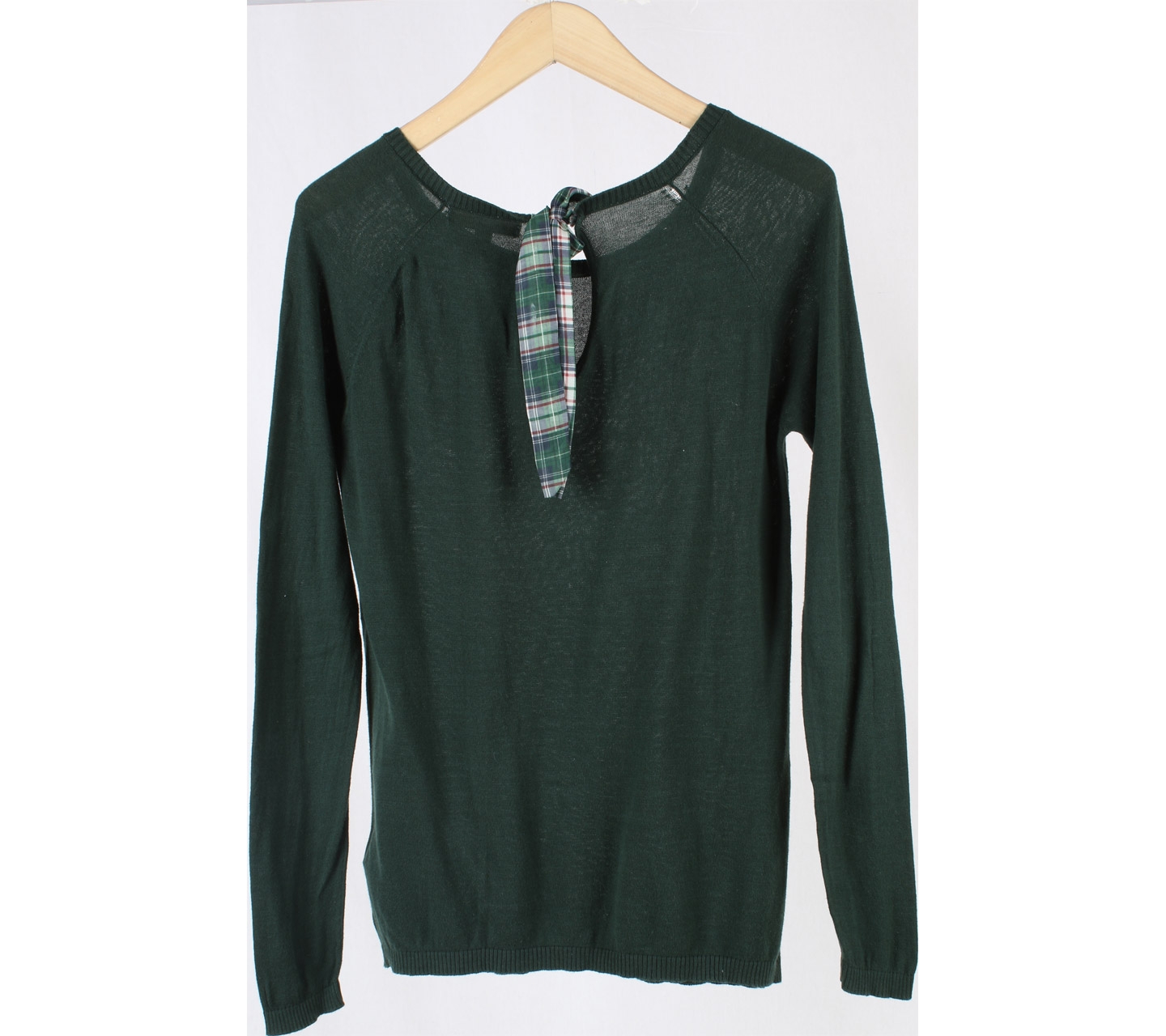 Springfield Green Back Tied Blouse