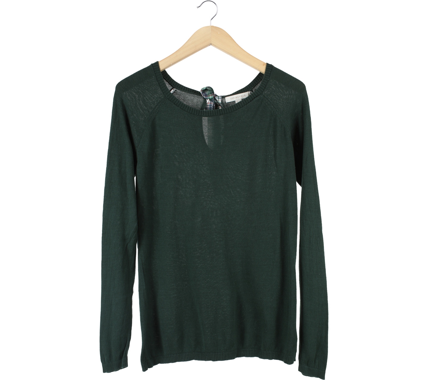 Springfield Green Back Tied Blouse