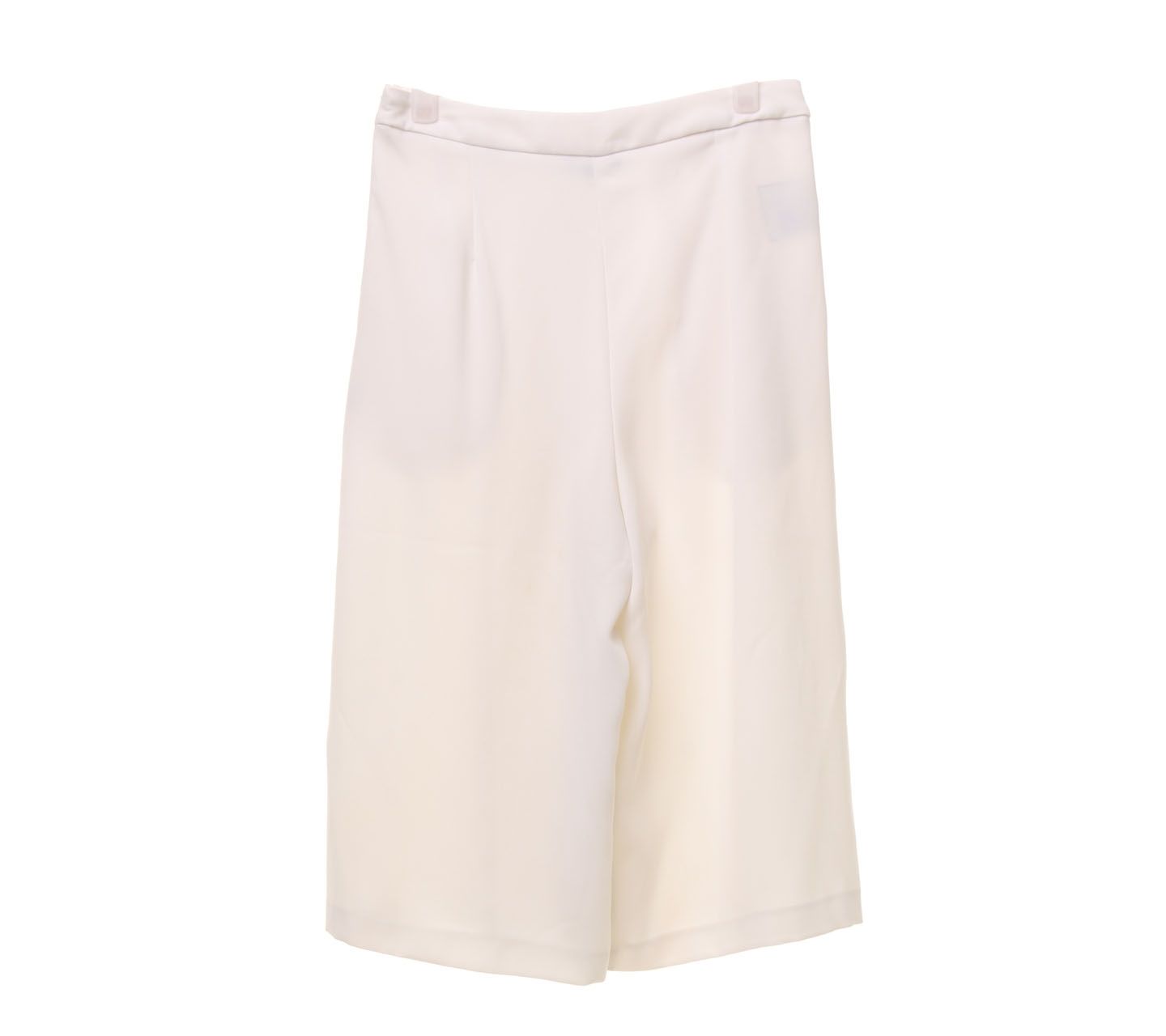Toupy Off White Cullotes Cropped Pants
