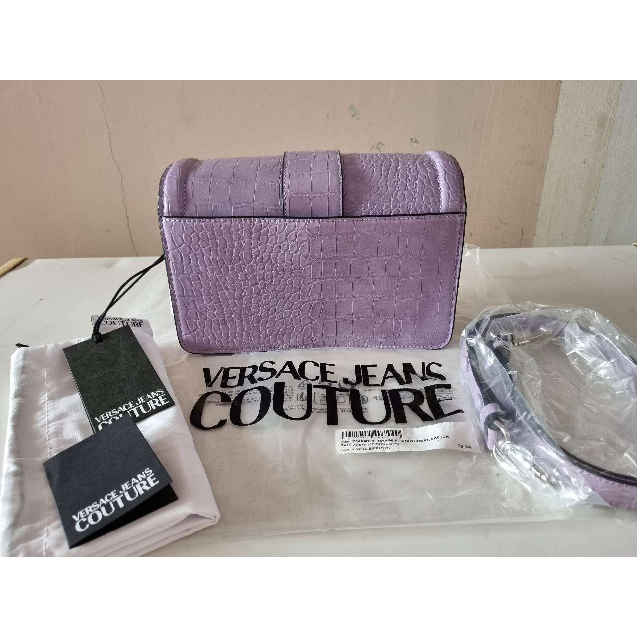Versace Jeans Couture Lilac Shoulder Bag