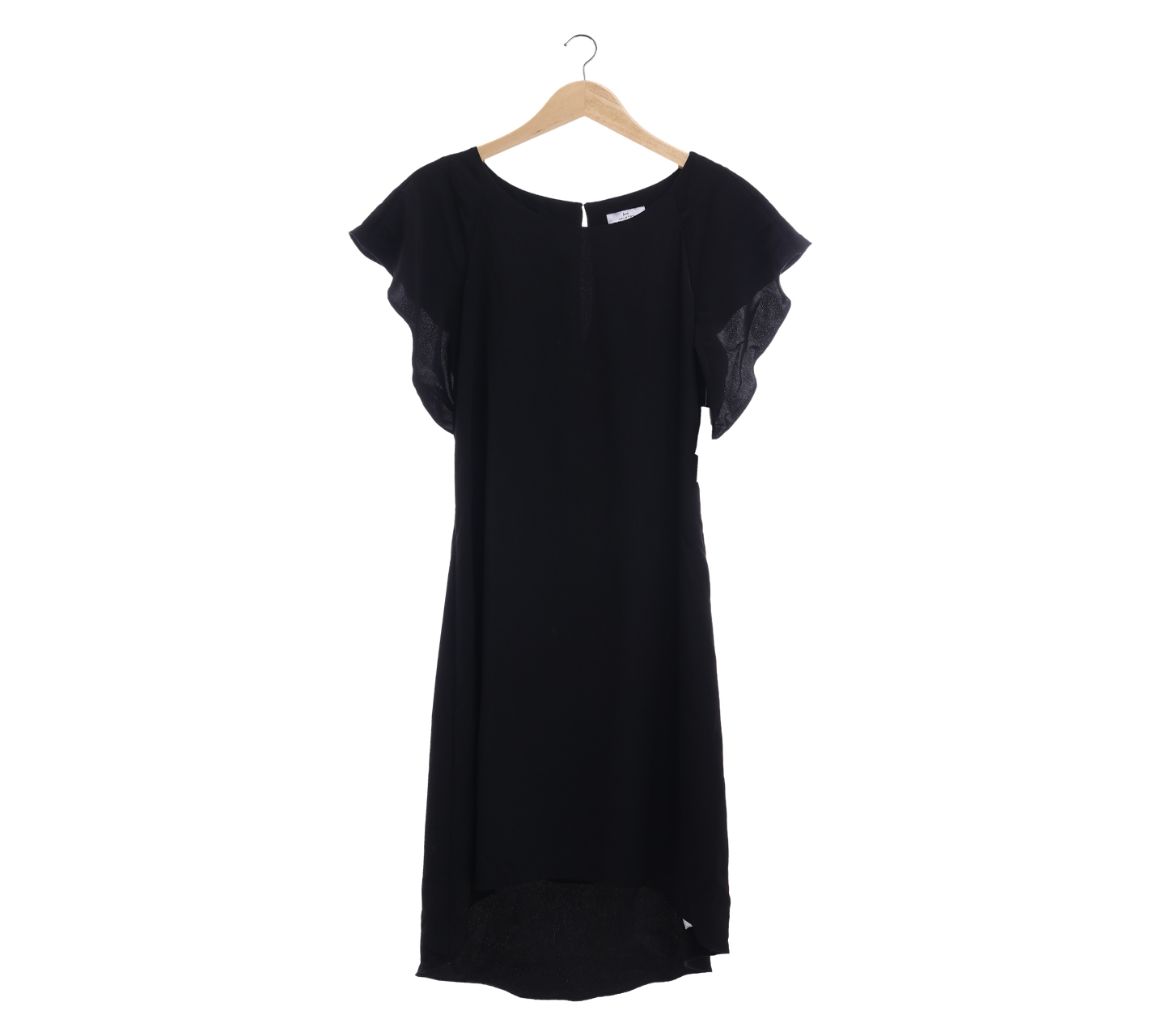 Halston Black Midi Dress