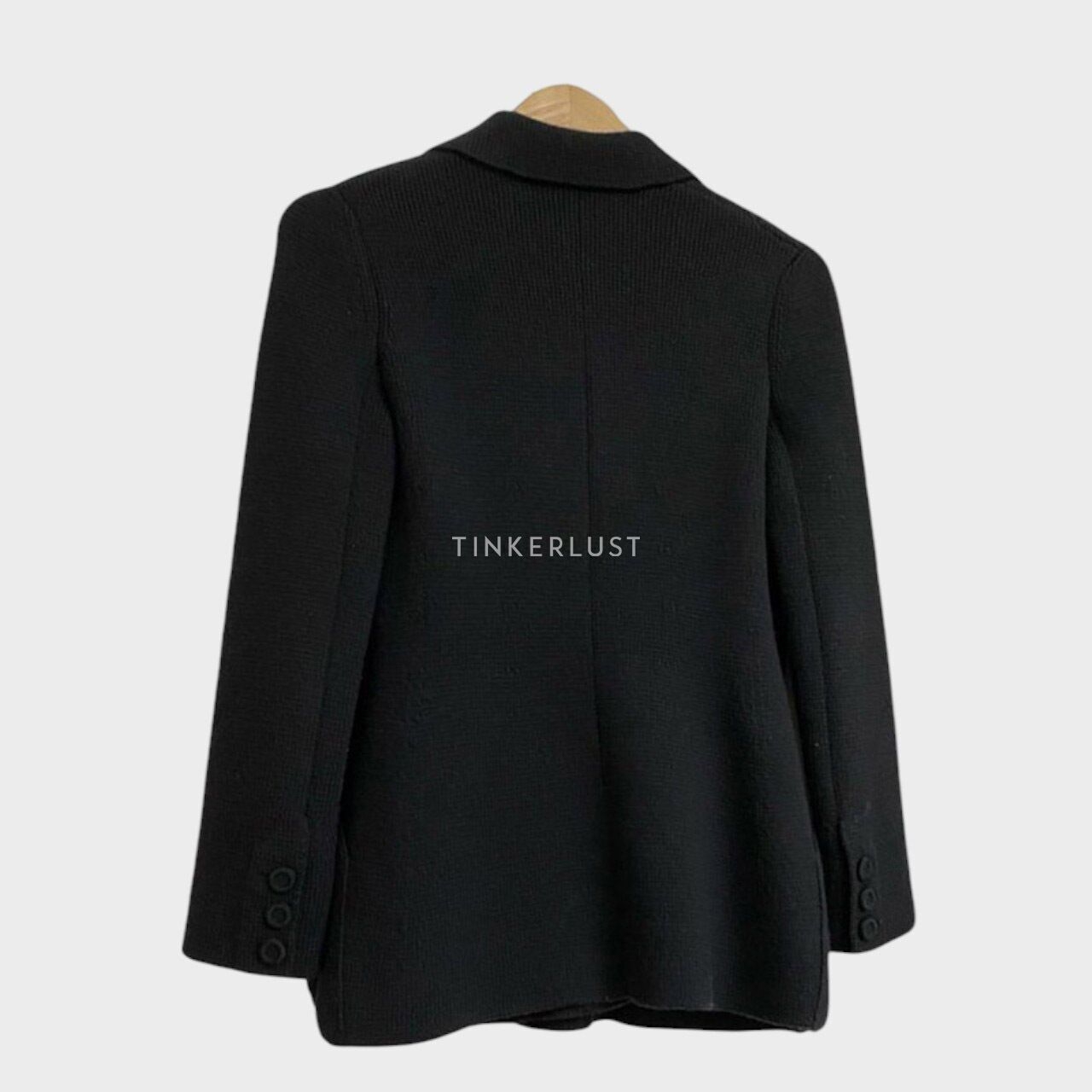 Christian Dior XS Knitted Bar Black Jacket