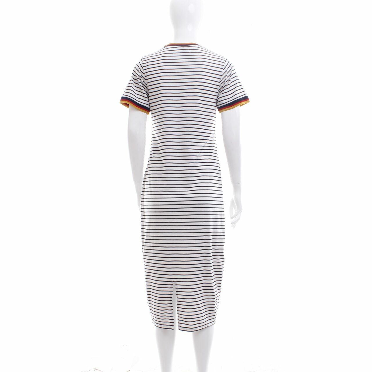 Cotton Ink Multicolour Stripes Long Dress
