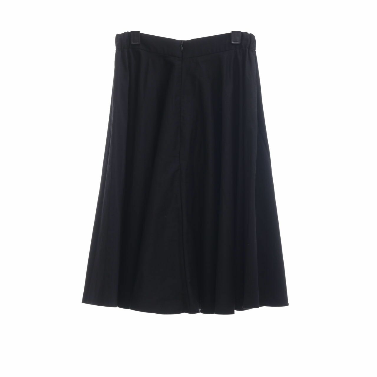 Chlorine Black Midi Skirt