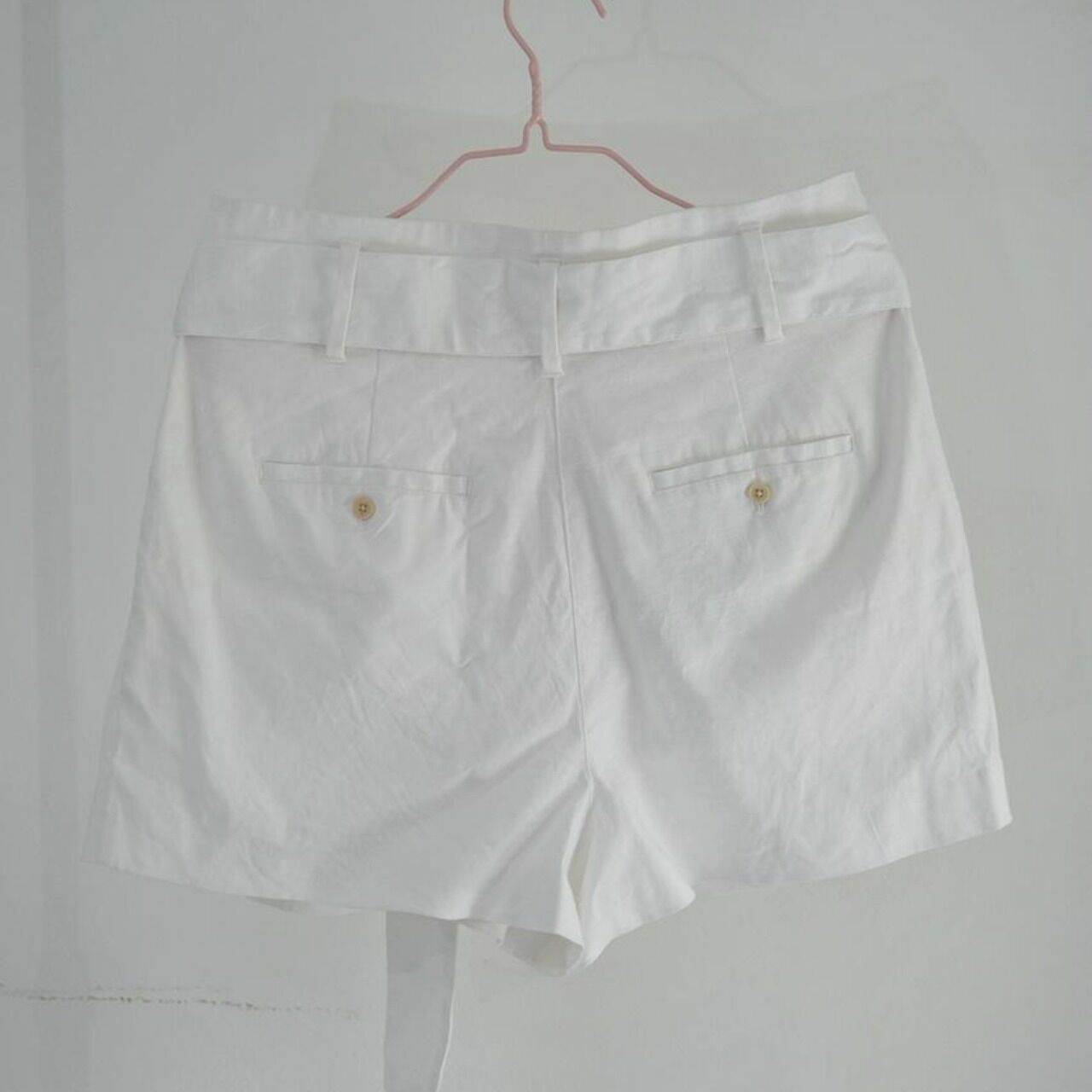 Seed Heritage Beige & White Short Pants