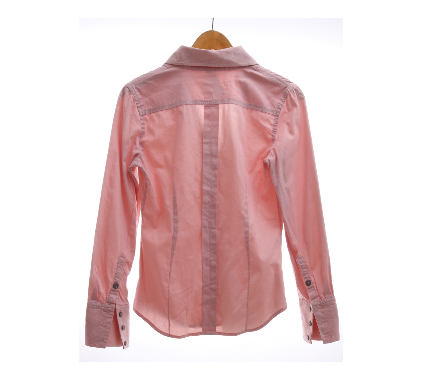 Express Design Studio Pink V-Neck Shirt