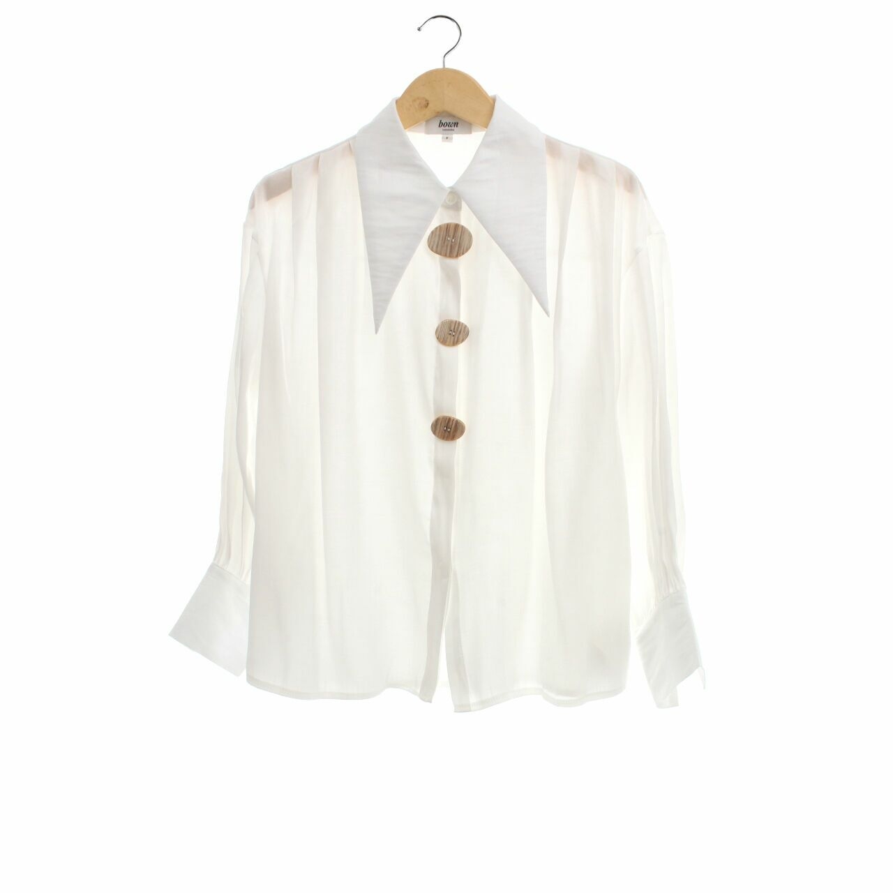 Bown White Long Sleeve Shirt