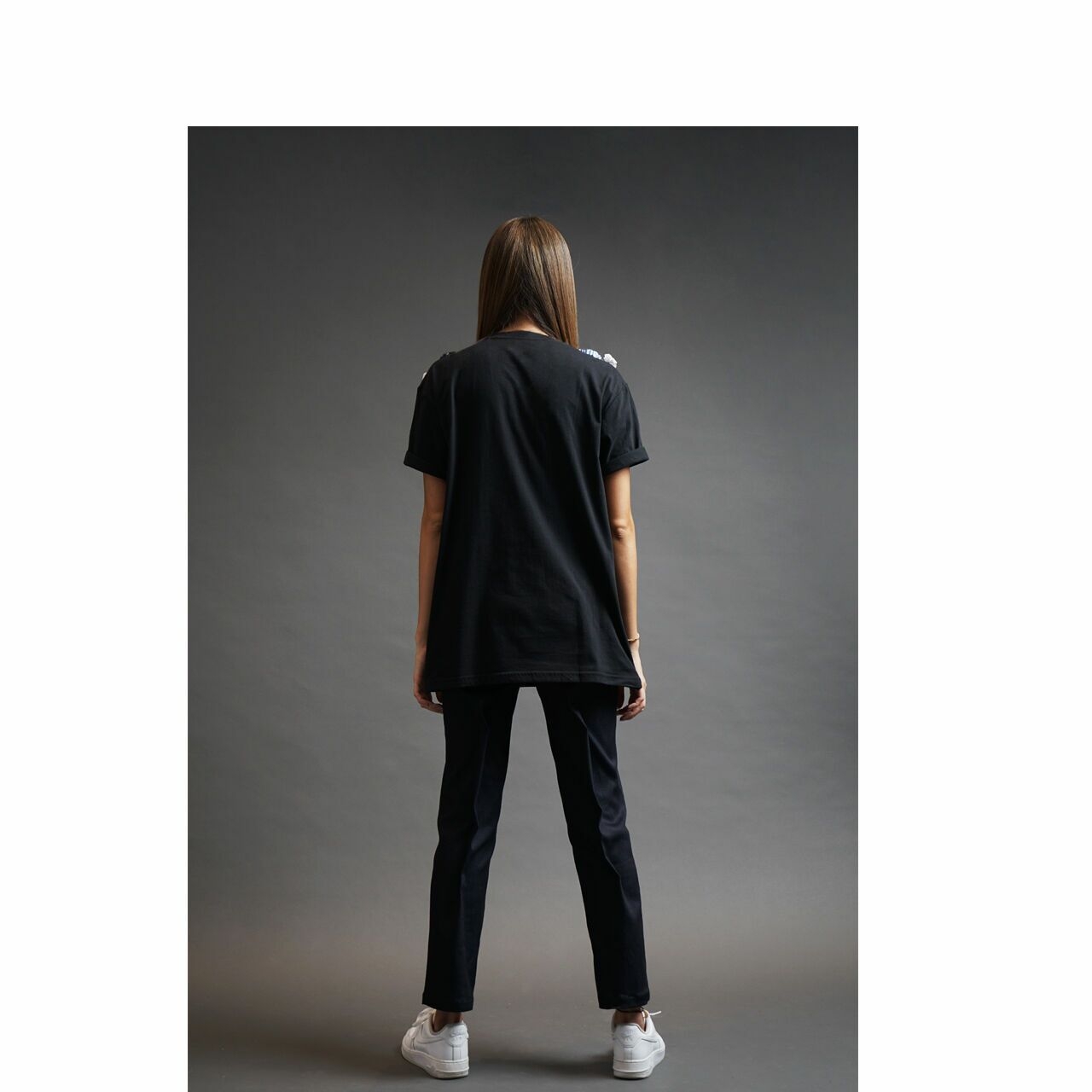 STELLARMADE Black Corsage T-Shirt [S]