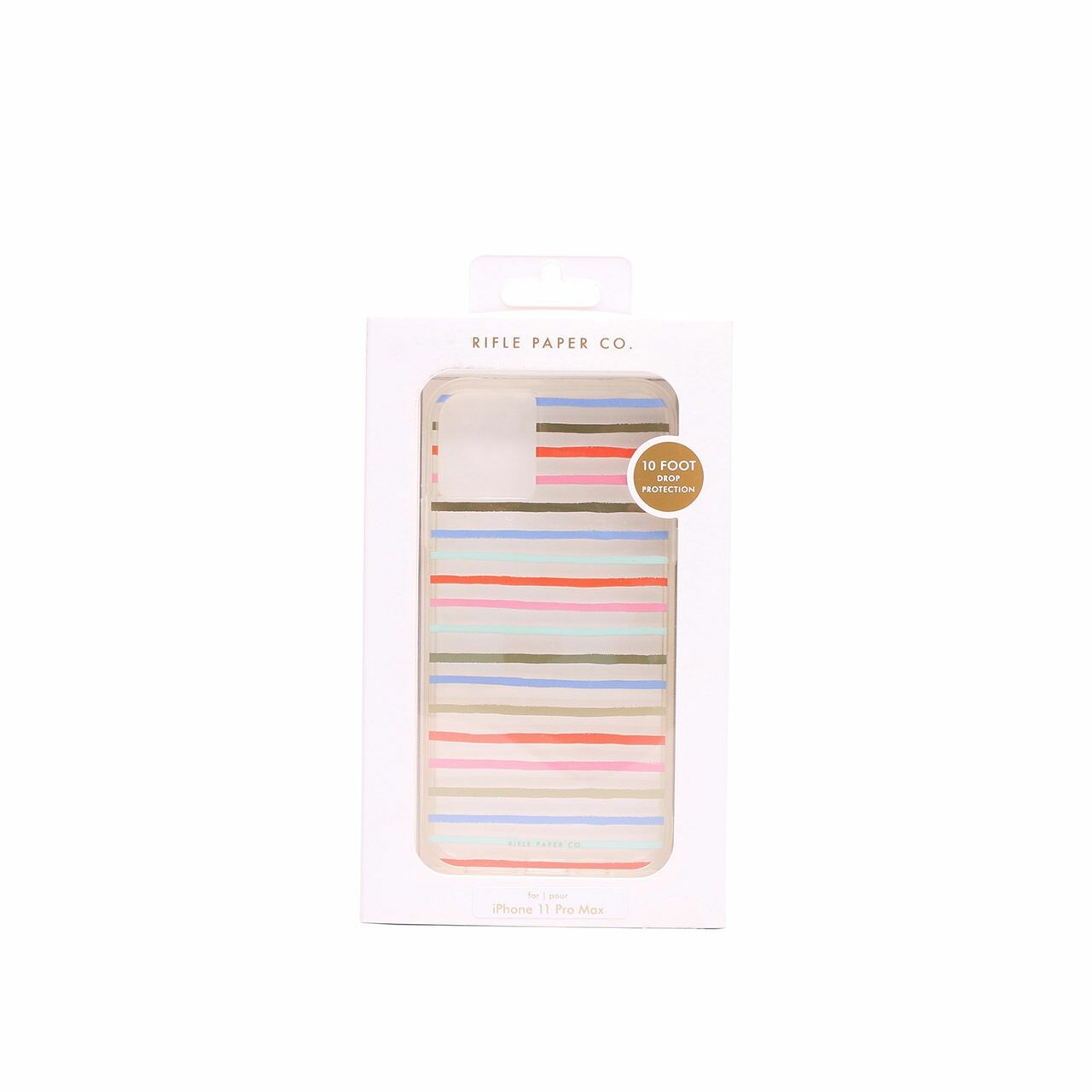 Rifle Paper Co. Clear Happy Stripes iPhone Case Phone Case