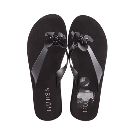 Guess Black Wedge Sandals