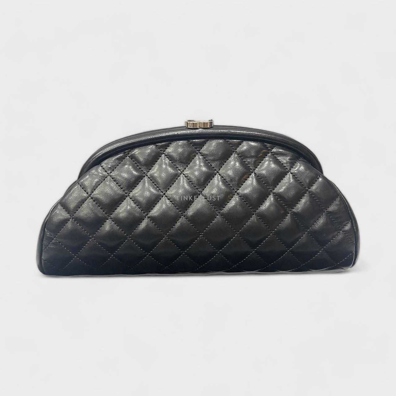 Chanel Timeless Black Quilted Leather #15 Clutch