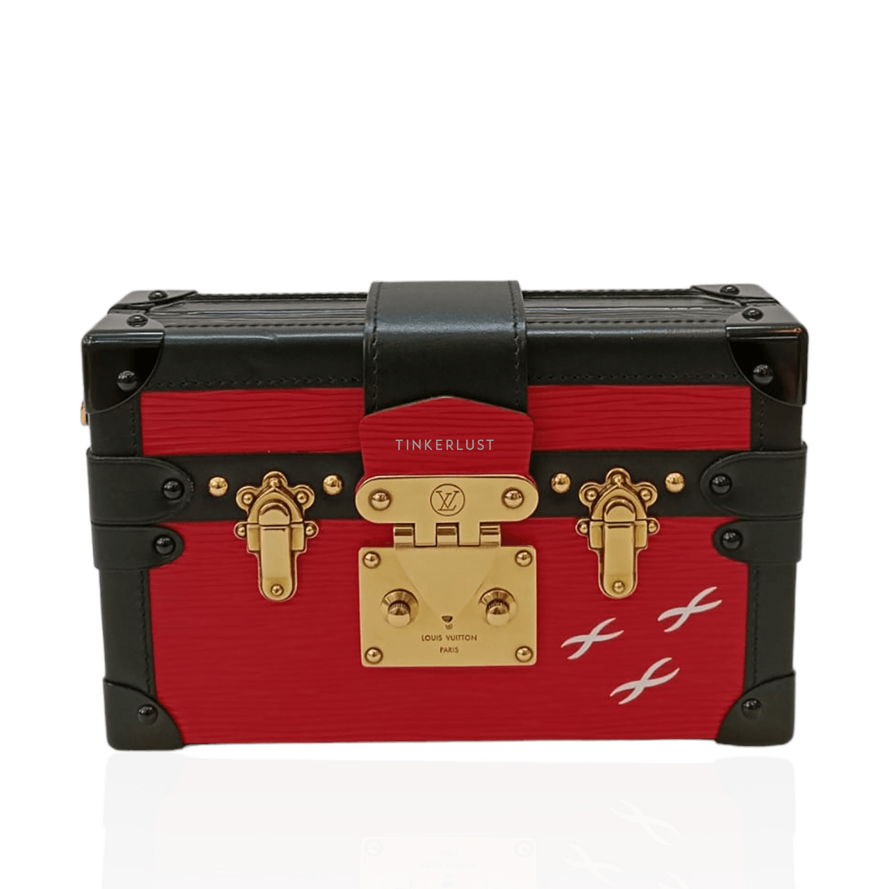 Louis Vuitton Petite Malle In Bicolour Epi Leather 2015 Sling Bag