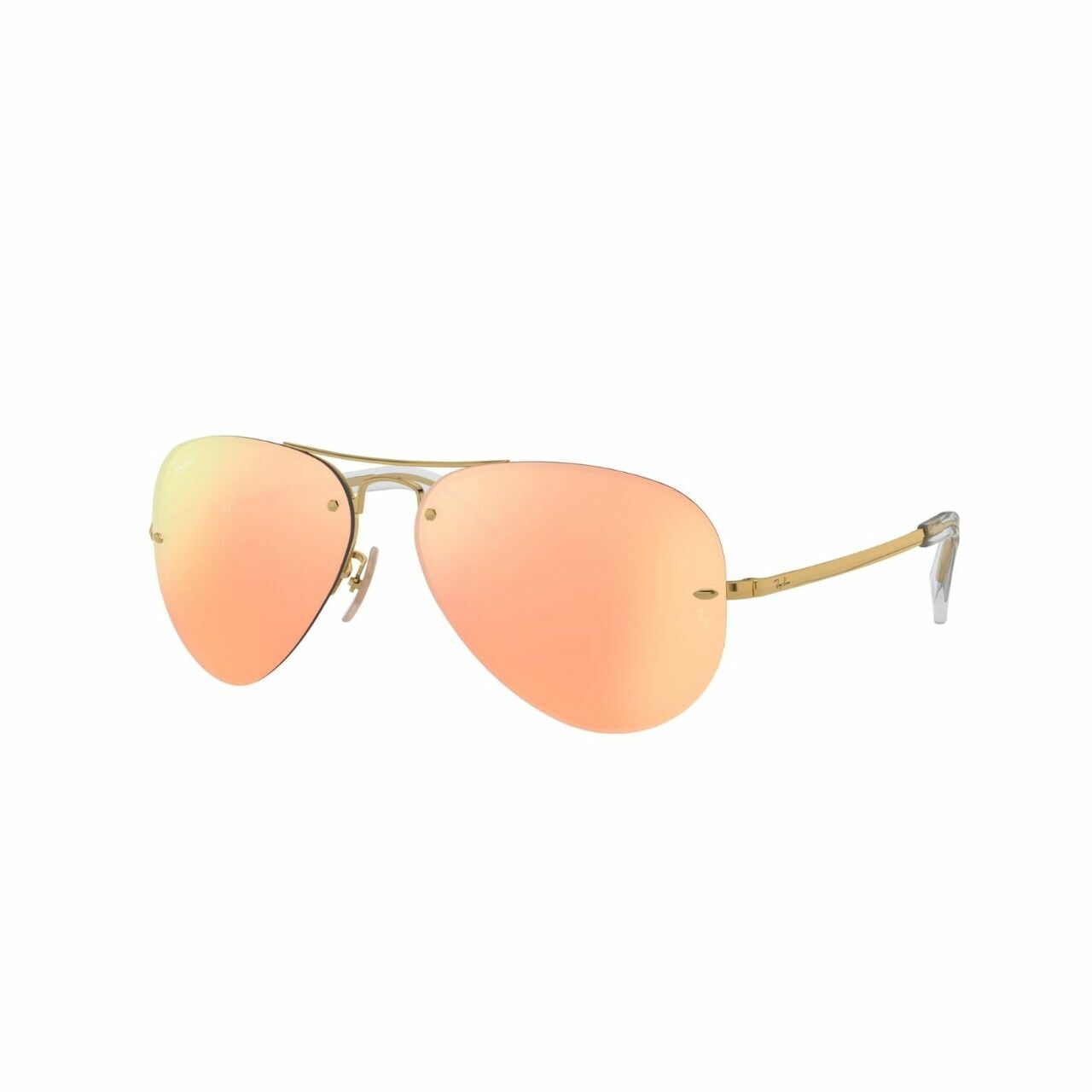 Ray-ban Arista Light Brown Mirror Pink Sunglasses