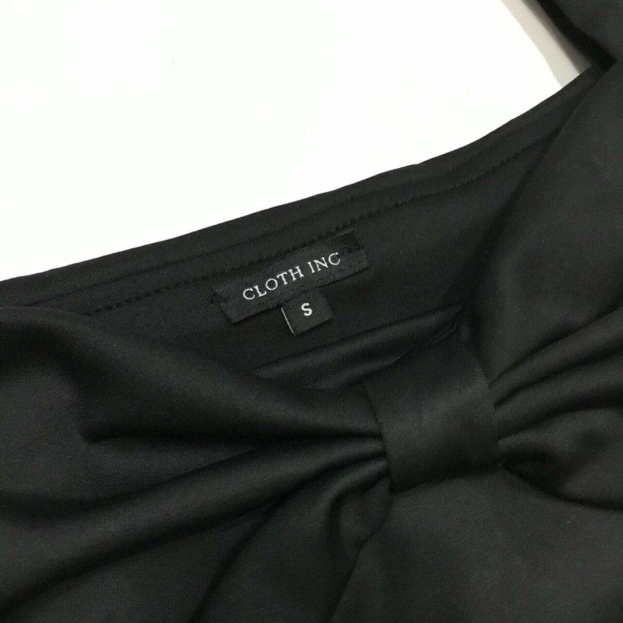 Cloth Inc Black Ribbon Top Blouse