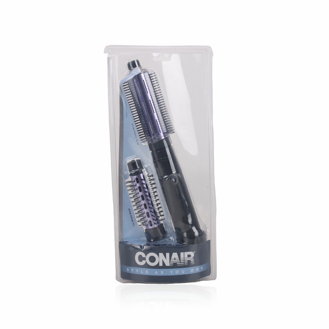Conair Hot Air Brush Curl 2 in 1 Styler Purple Tools