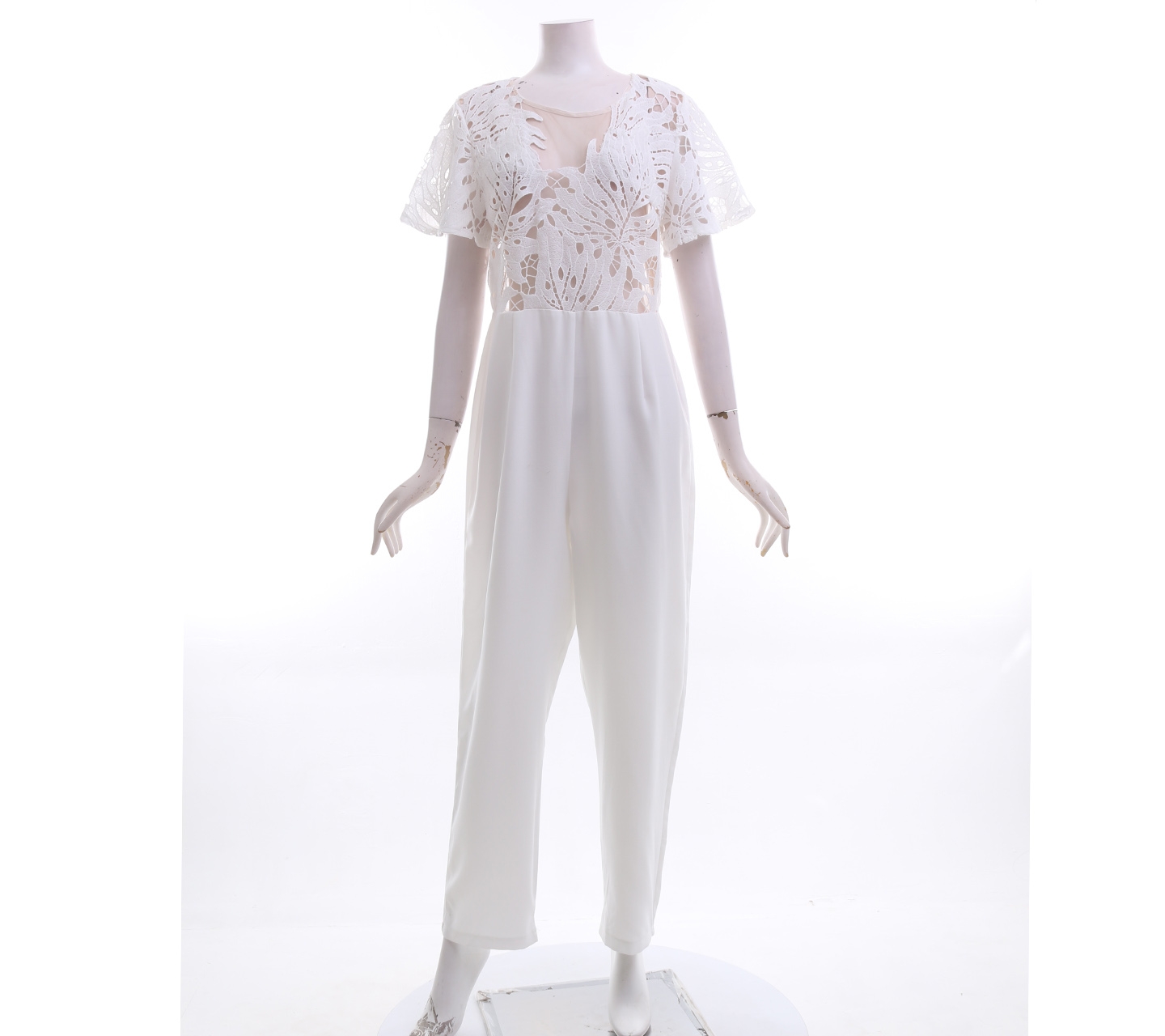 Love Triangle Off White Jumpsuit 