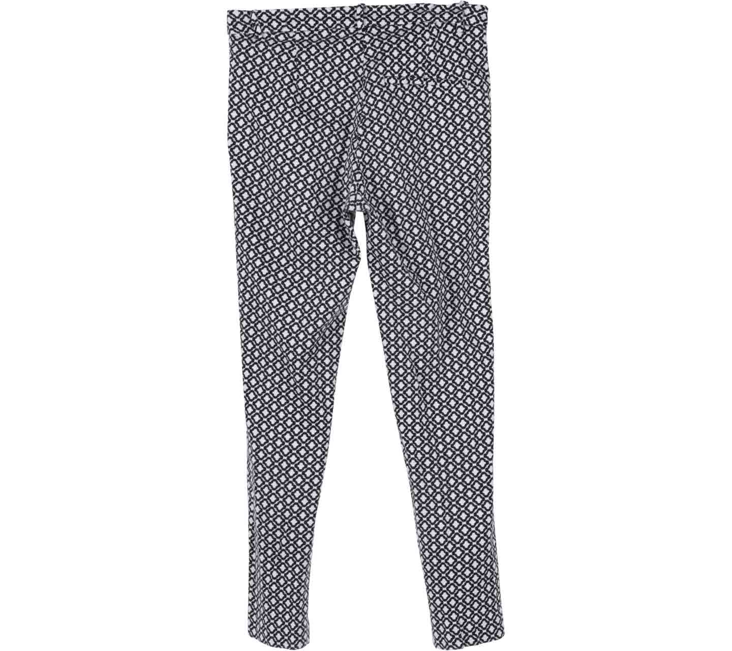 H&M White Patterned Pants