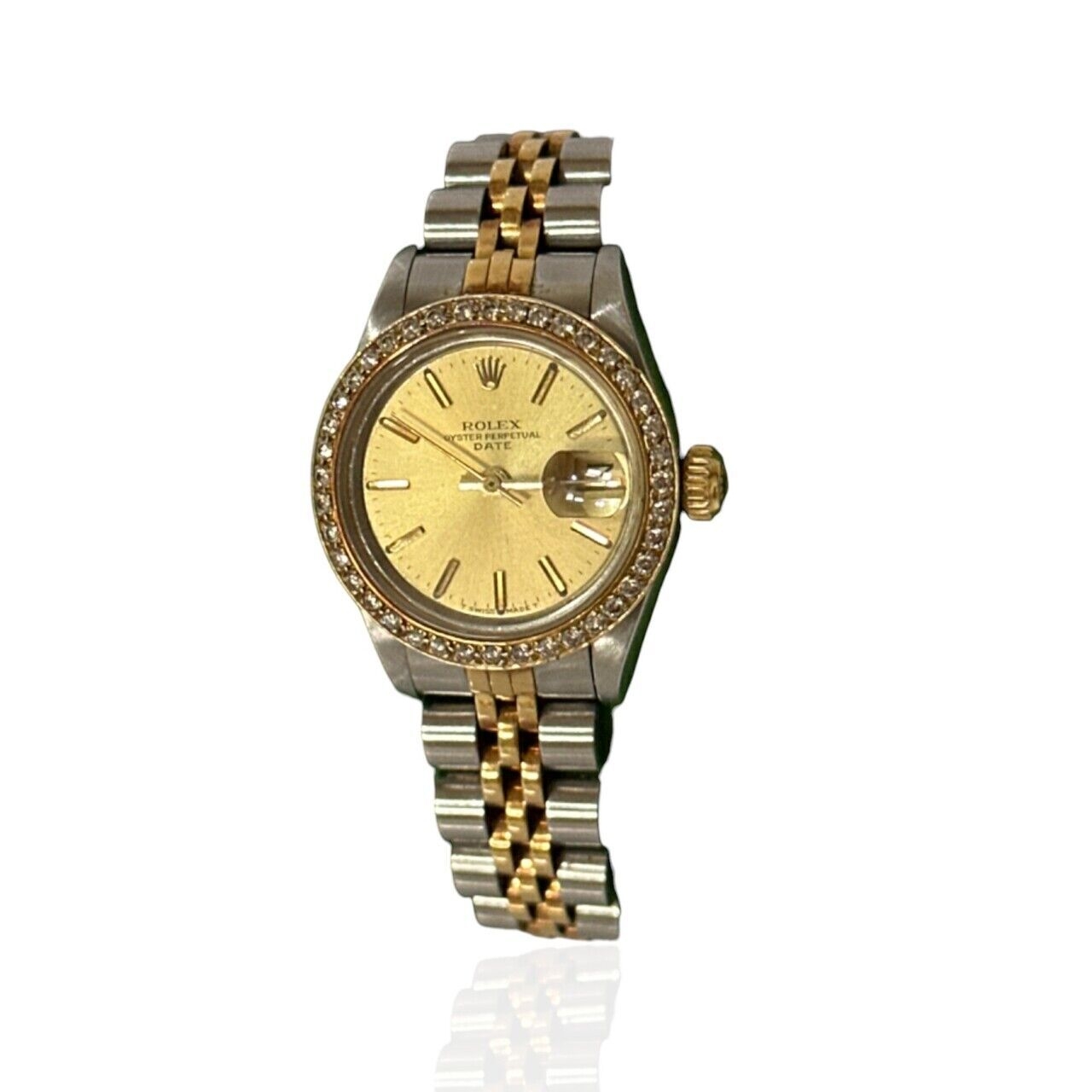 Rolex Perpetual Date Two Tone Watch